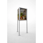 Zewnętrzny trójstronny stojak reklamowy A0 - stojak na plakaty Outdoor OWZ